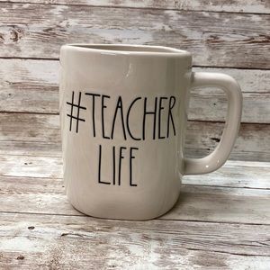 Rae Dunn #Teacher Life Coffee Mug